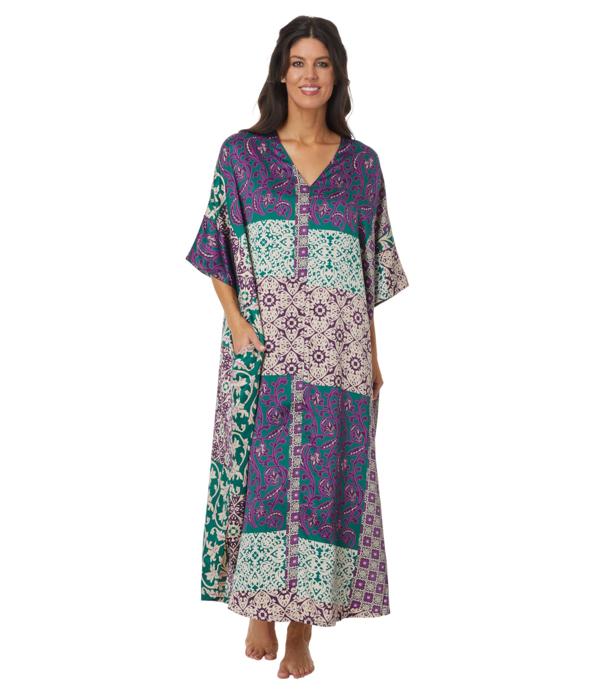 Женская Пижама Natori Tapestry Zip Caftan Natori