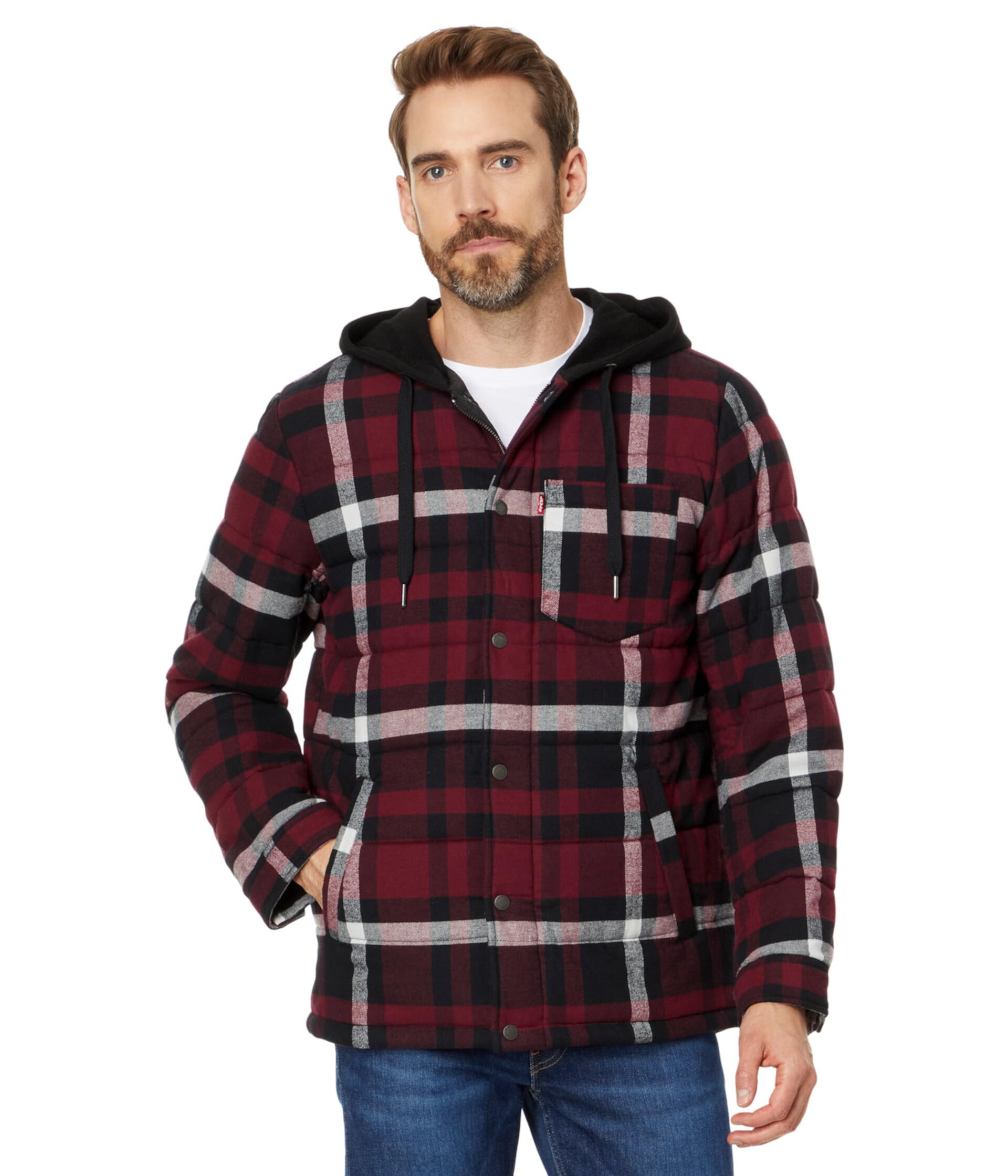 Мужской Пуховик Levi's® Cotton Plaid Quilted Levi's®