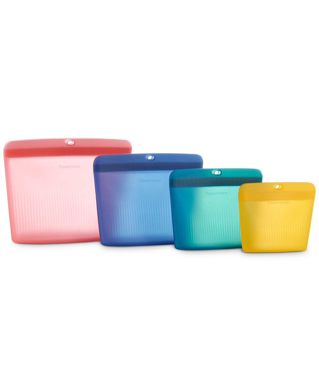 4-Pc. Ultimate Silicone Storage Bag Set Tupperware