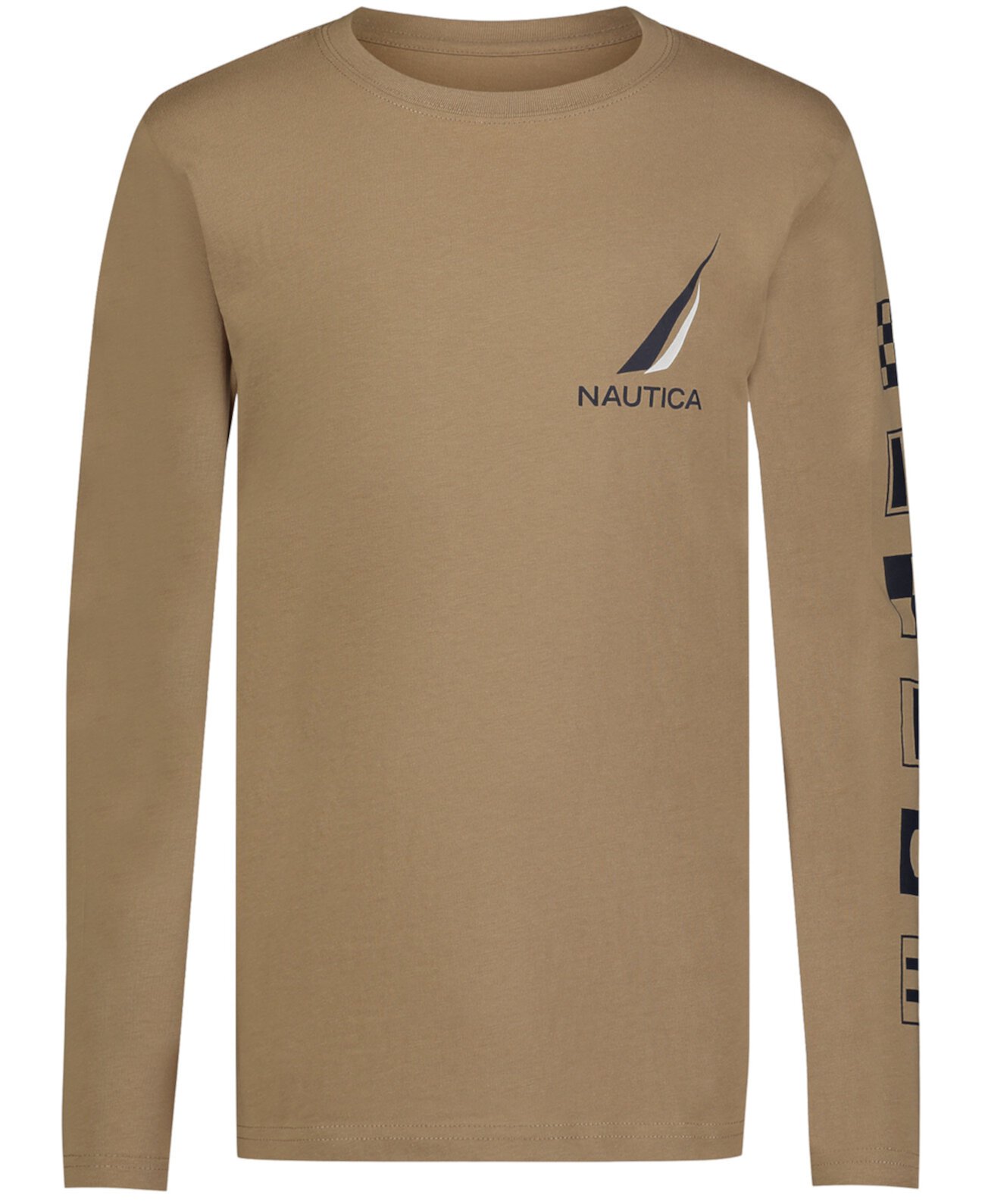 Футболка Nautica Big Boys Signal Block Long Sleeve Tee Nautica