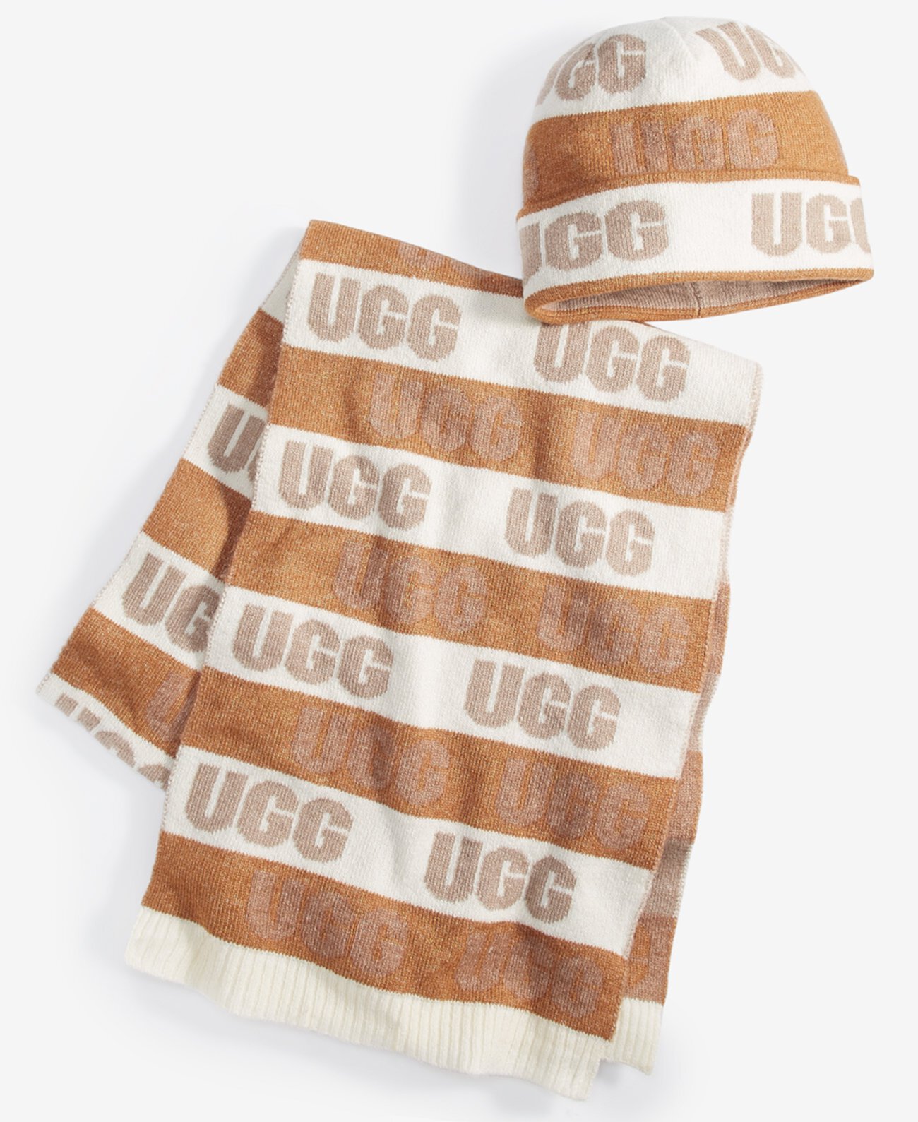 Длинный шарф UGG Rib Edge Repeating Logo Graphic UGG