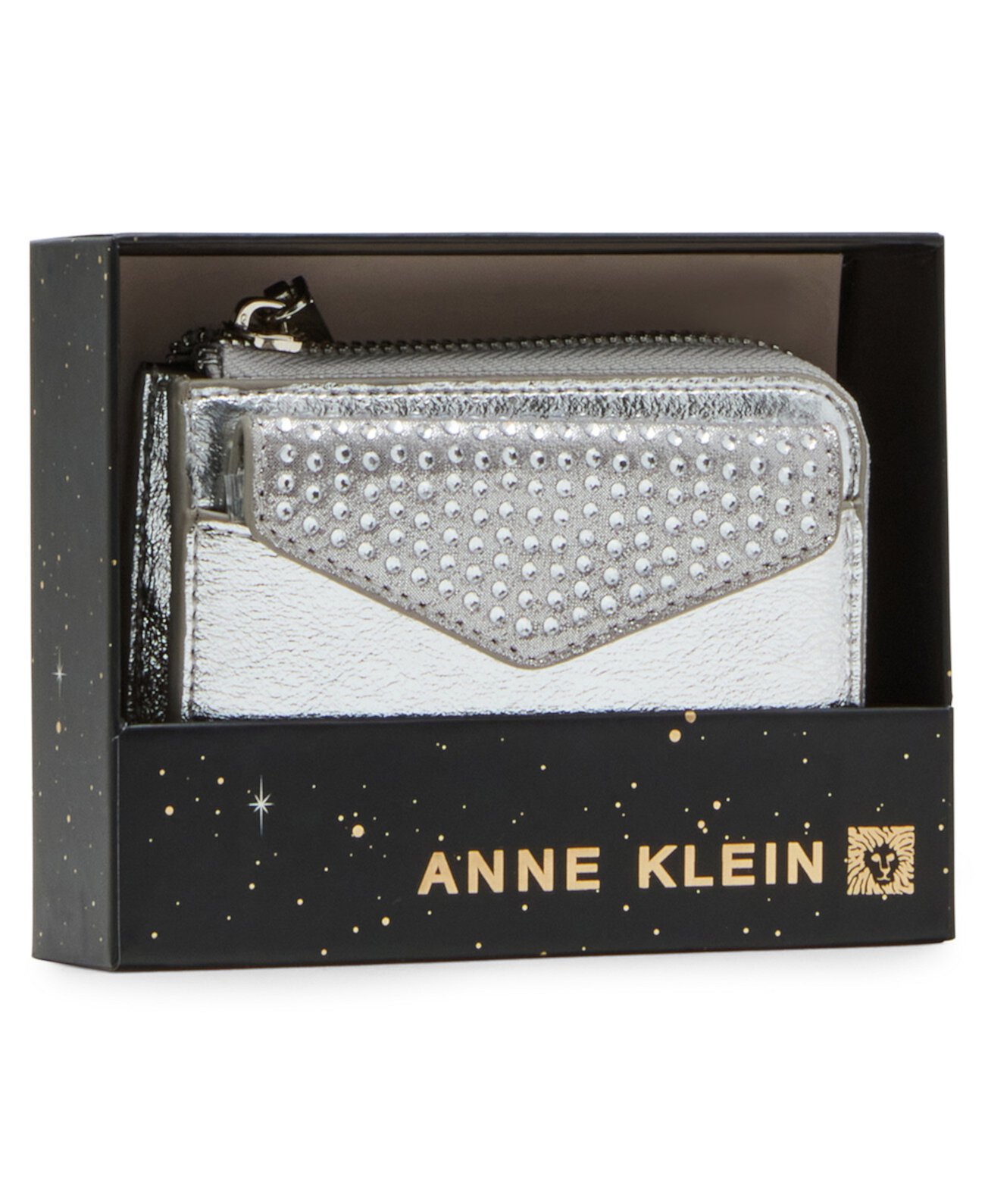 Бумажник Anne Klein 2 Piece Envelope Flap Curved с ринestones Anne Klein