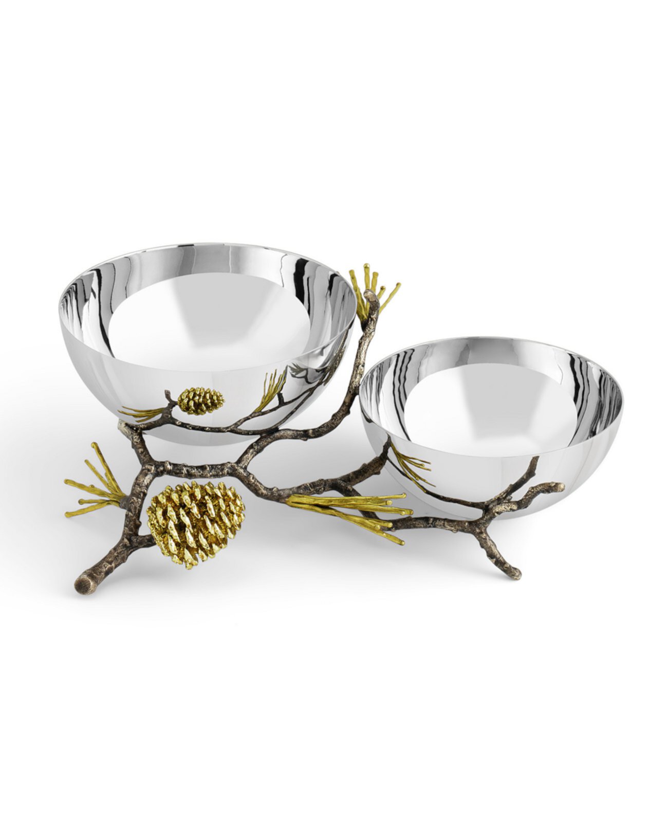 Pinecone Double Bowl MICHAEL ARAM