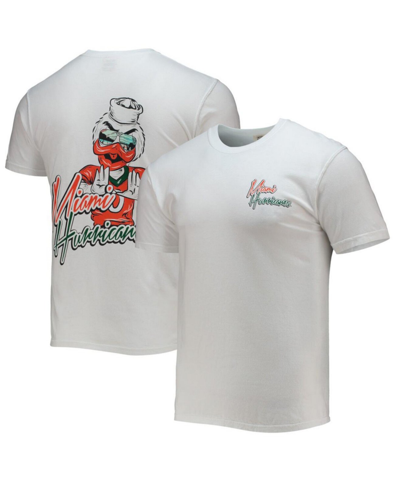 Мужская Джерси Image One Miami Hurricanes Mascot Bandana T-Shirt Image One