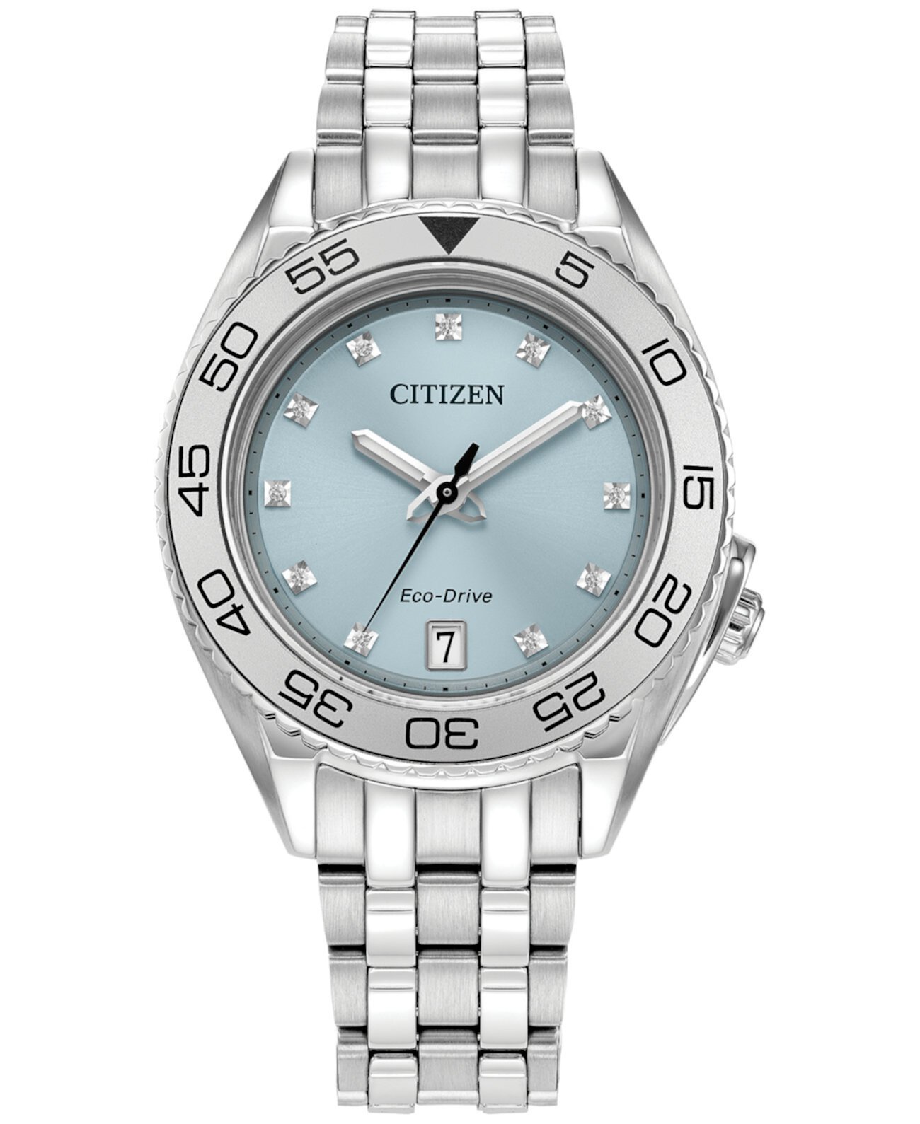 Смарт часы Citizen Eco-Drive Women's Sport Luxury Diamond Accent, 35mm Citizen