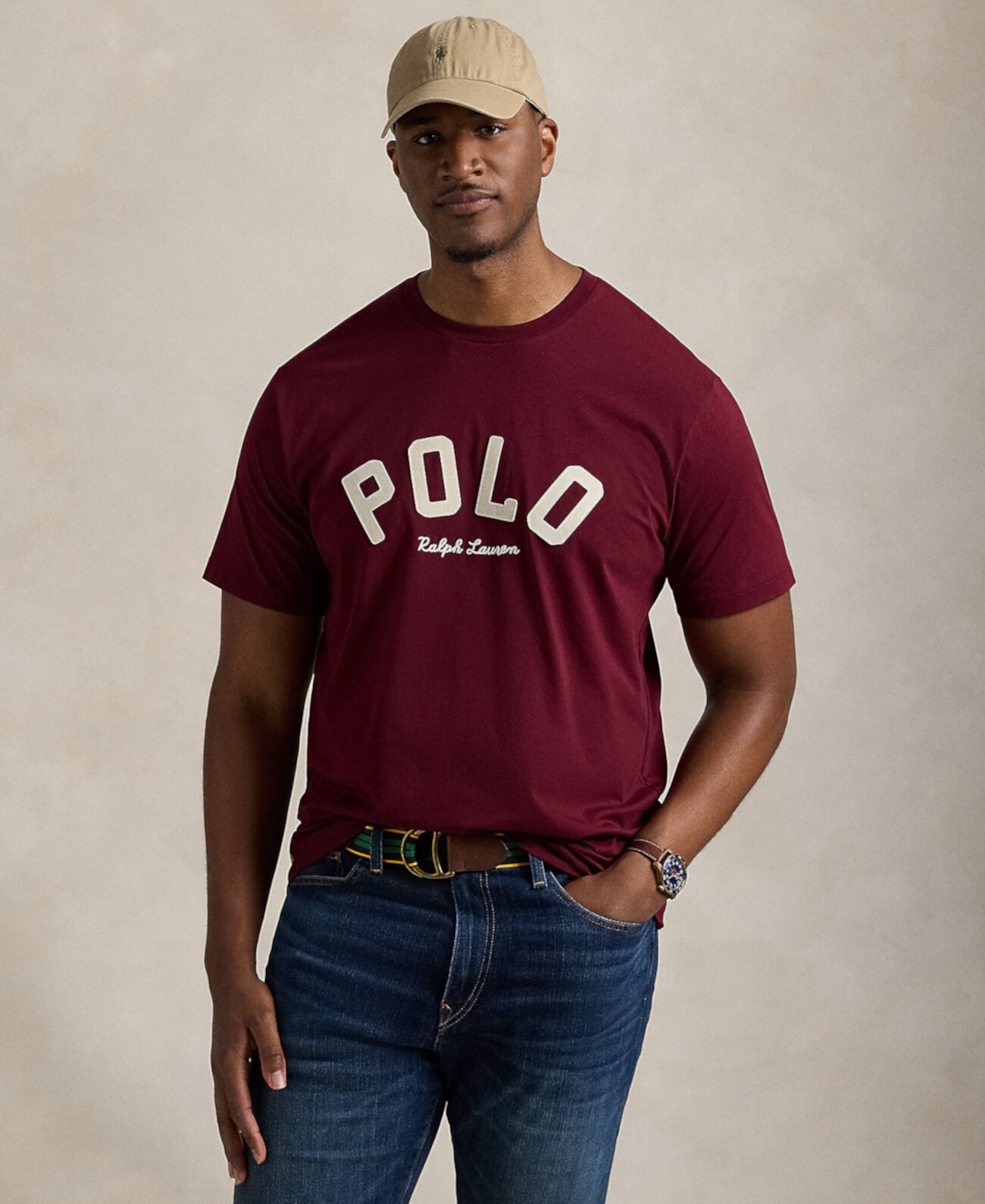 Мужская Футболка Polo Ralph Lauren Big & Tall Logo Jersey Polo Ralph Lauren