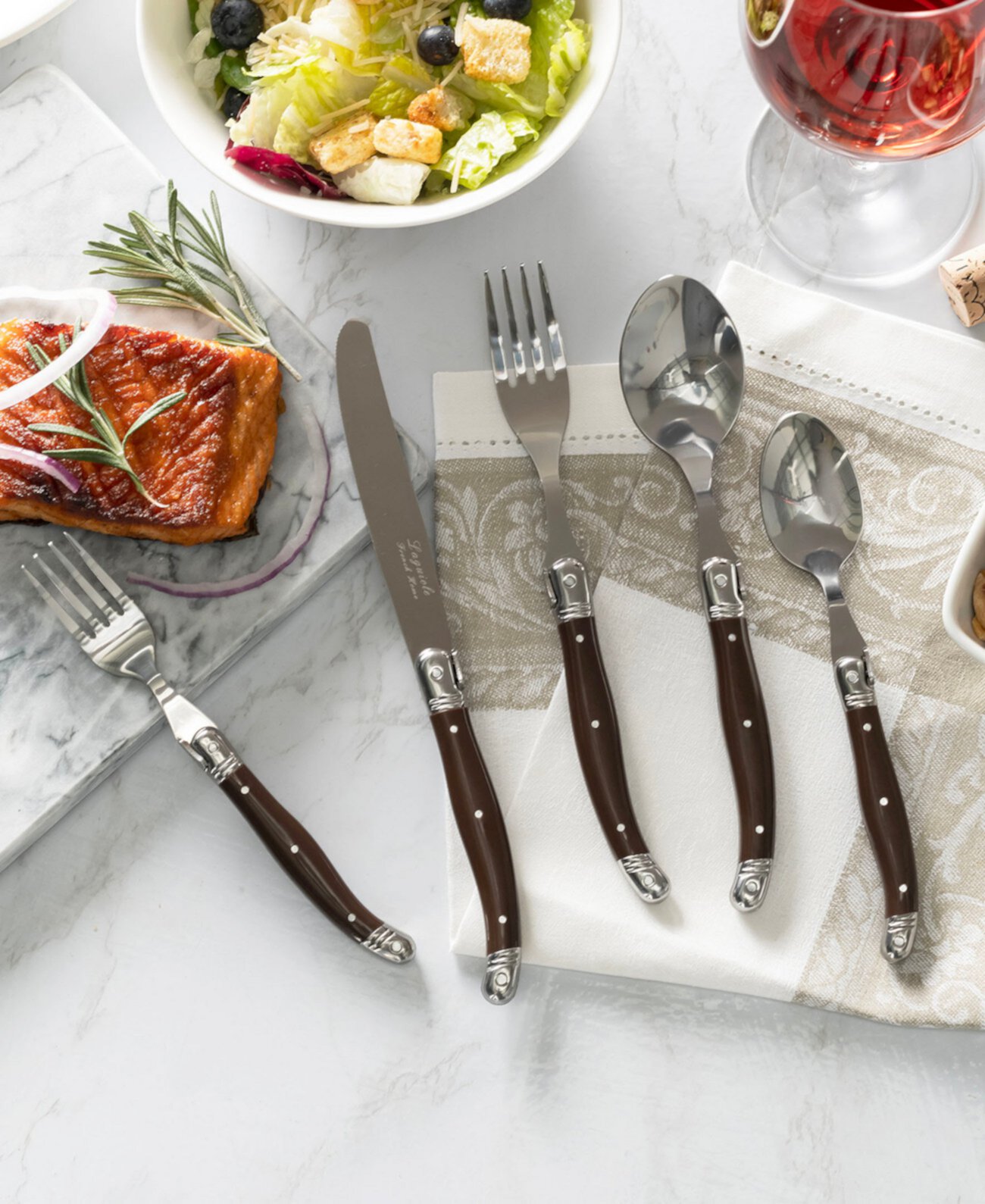 Laguiole 20-Piece Flatware Set, Service for 4 French Home