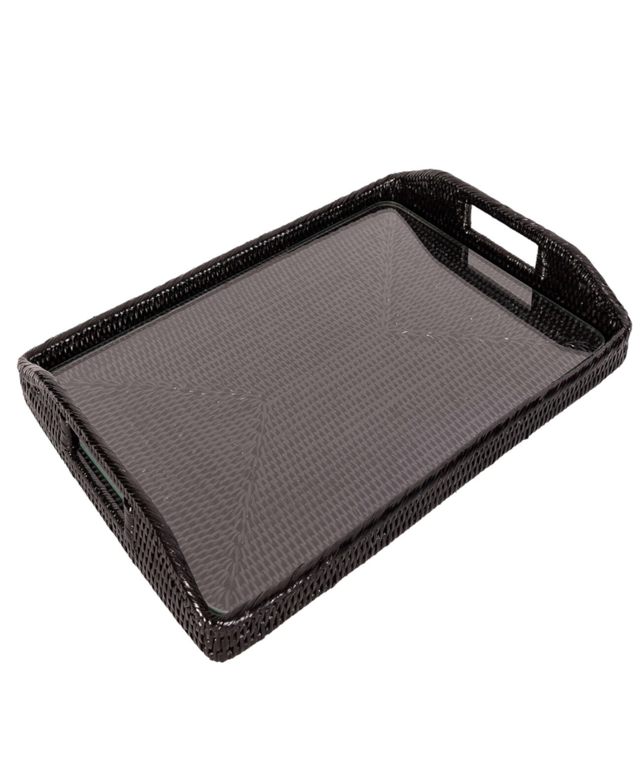 Rectangular Tray with Glass Insert Artifacts Trading Company