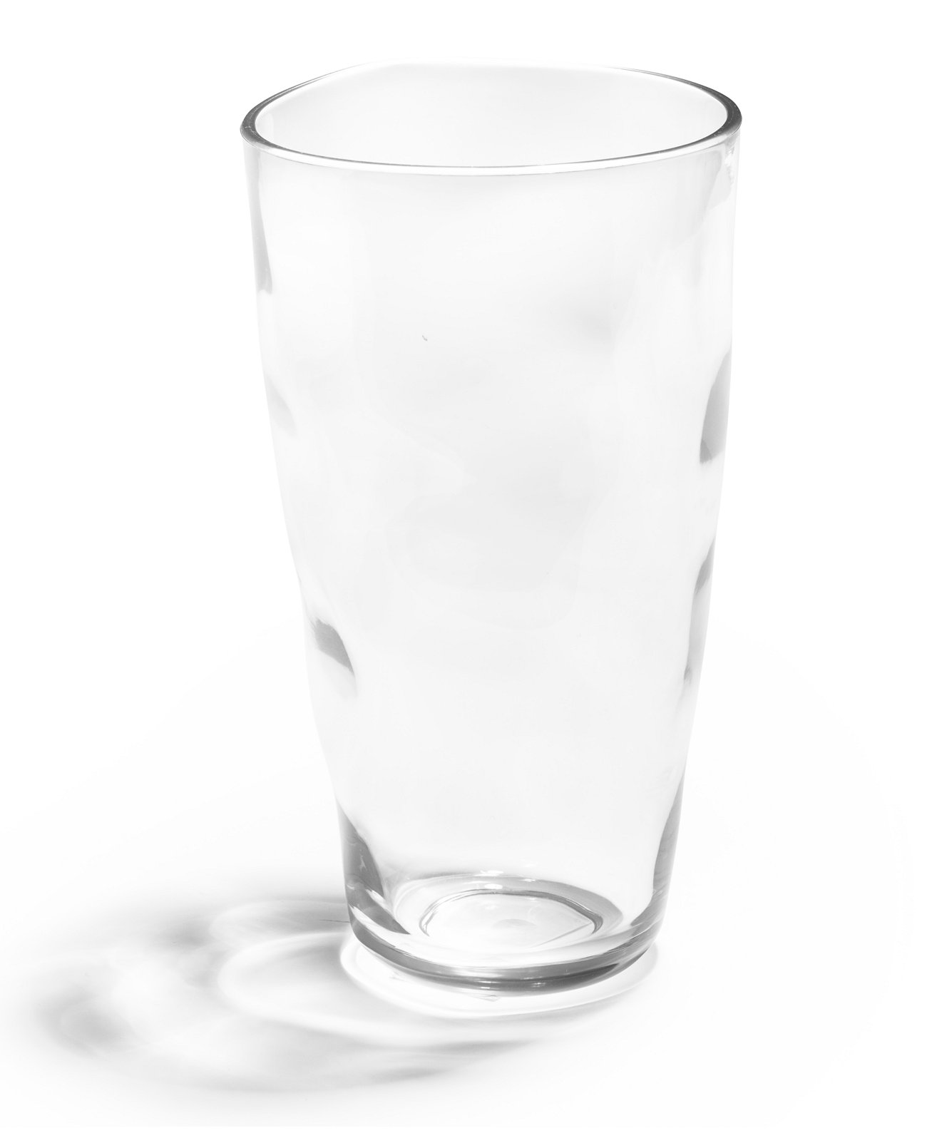 Ruffle Clear Tritan Acrylic Highball Glass Q Squared