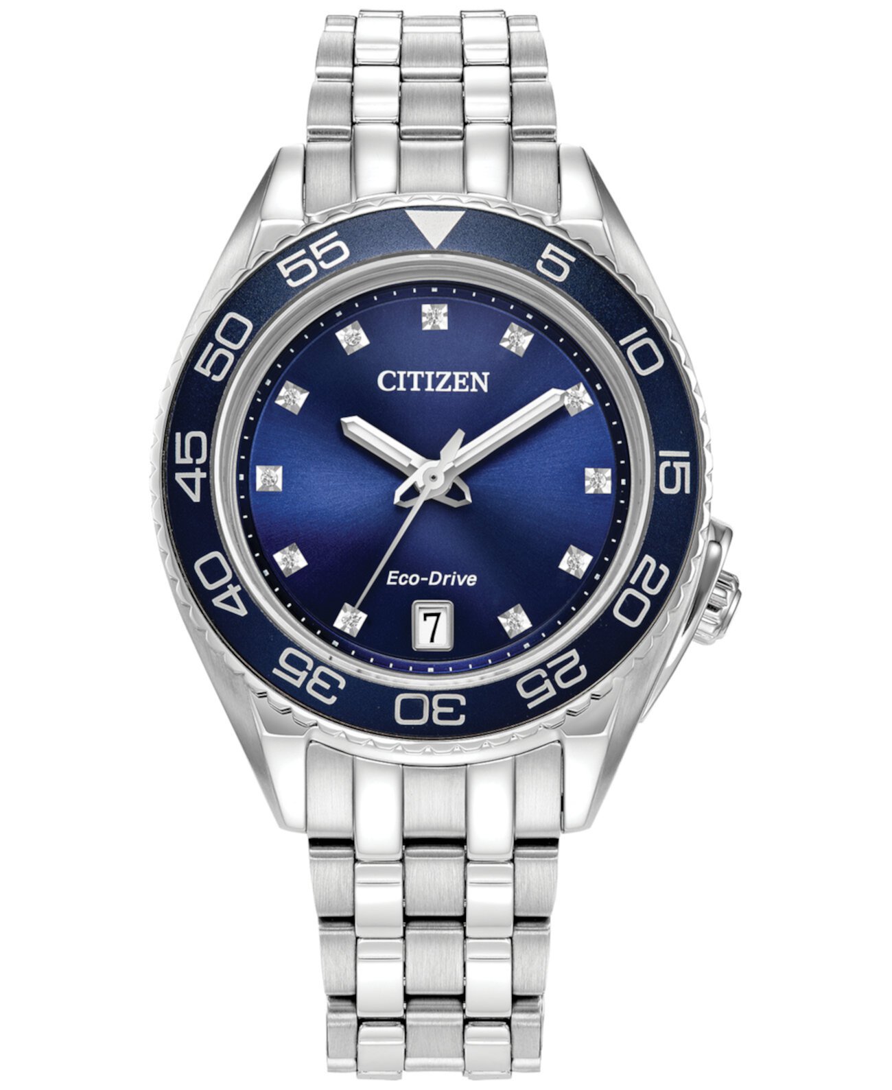 Смарт часы Citizen Eco-Drive Women's Sport Luxury Diamond Accent, 35mm Citizen