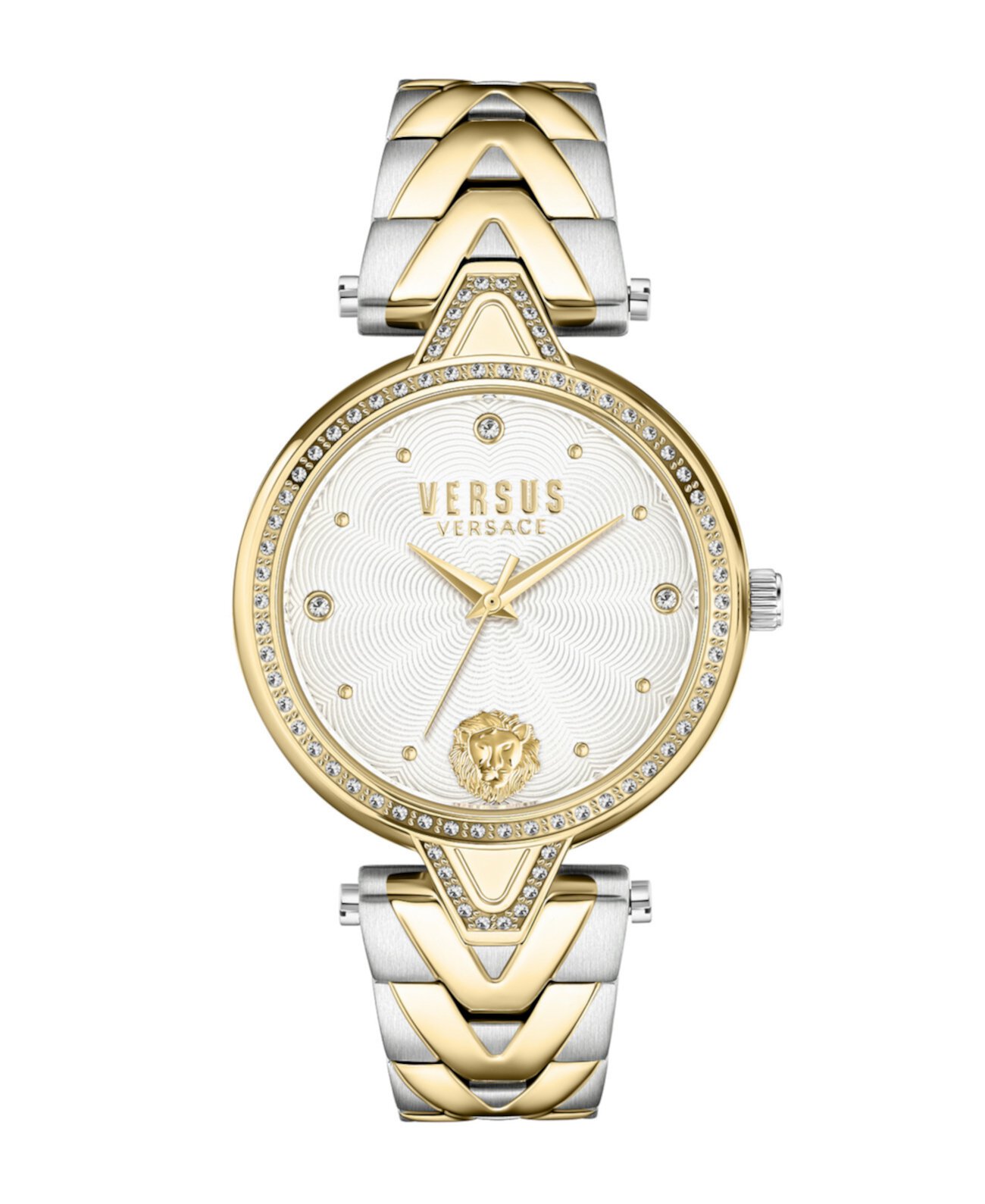 Смарт часы Versus Versace Женские V Versus Кристаллы Двухцветные Нержавеющая Сталь 34MM Versus Versace