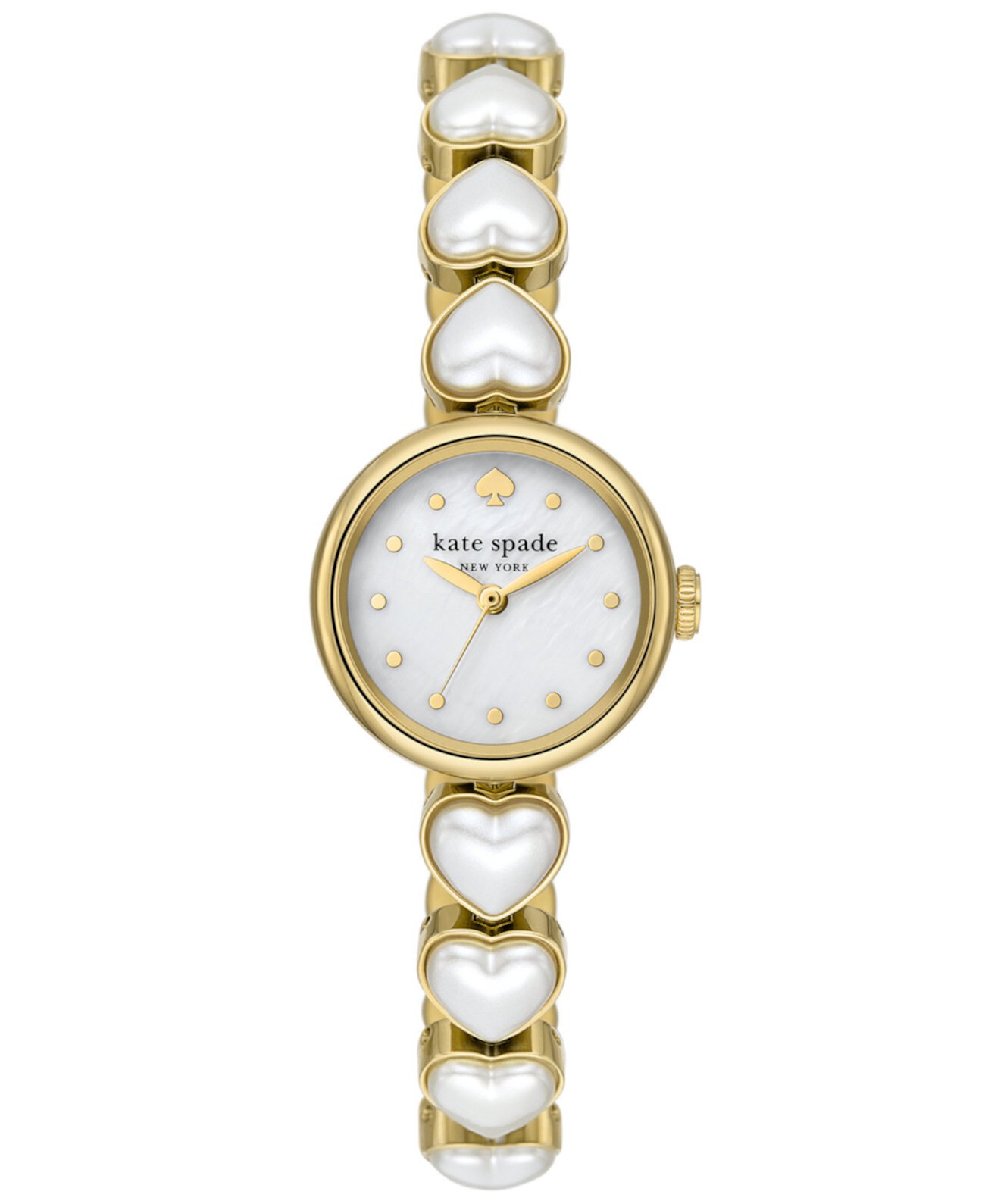 Смарт часы Kate Spade New York Monroe 24mm из нержавеющей стали и имитации жемчуга Kate Spade New York