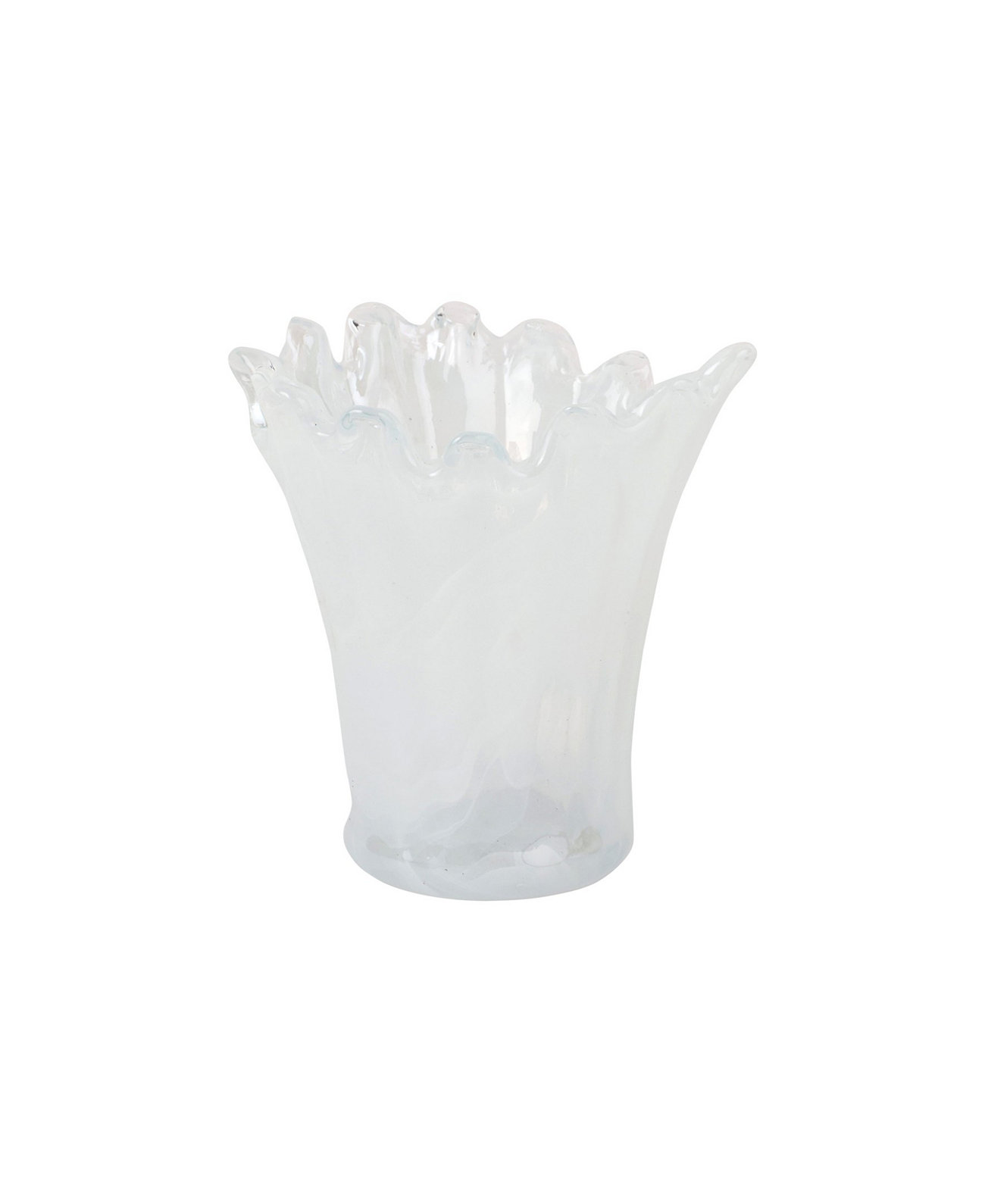 Onda Glass Short Vase VIETRI