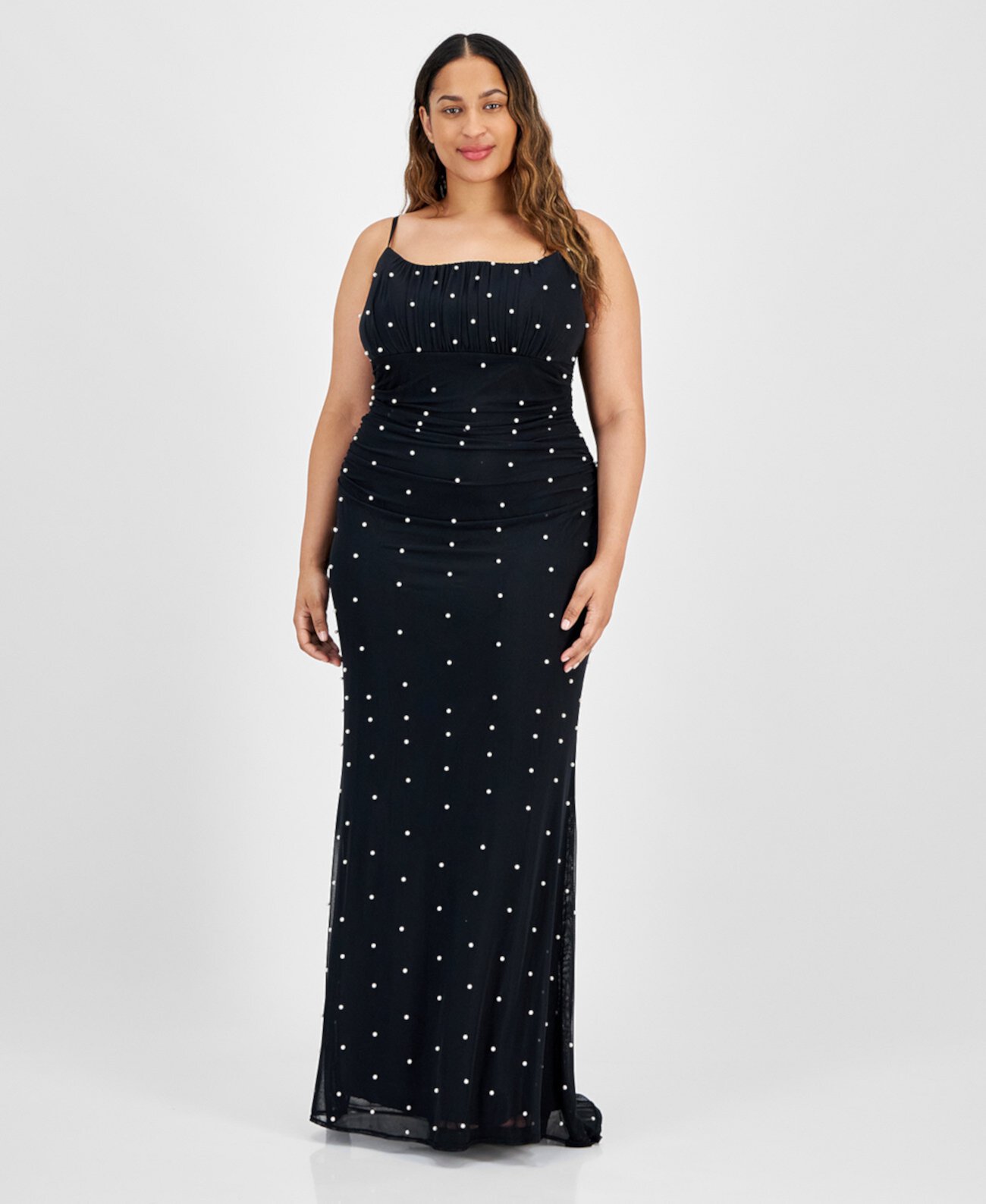 Женское Вечернее Платье B Darlin Trendy Plus Size Emma с Искусственными Жемчужинами B Darlin