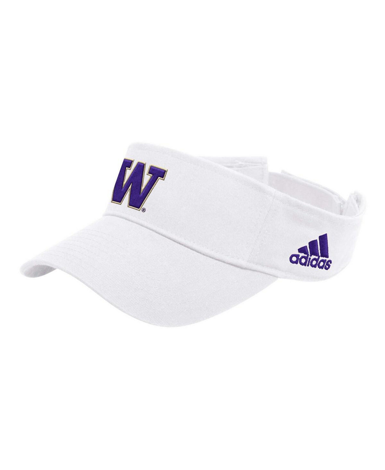 Бейсболка Adidas Men's White Washington Huskies Locker Room Team Adjustable Visor Adidas