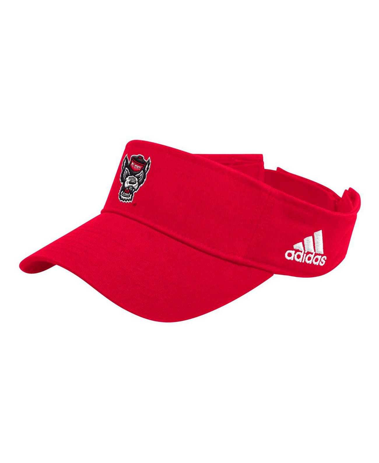 Бейсболка Adidas Men's Red NC State Wolfpack Locker Room Team Adjustable Visor Adidas