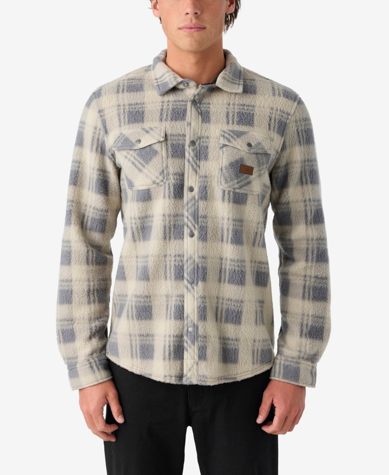 Мужская Повседневная рубашка O'Neill Glacier Plaid High Pile Super Button O'Neill