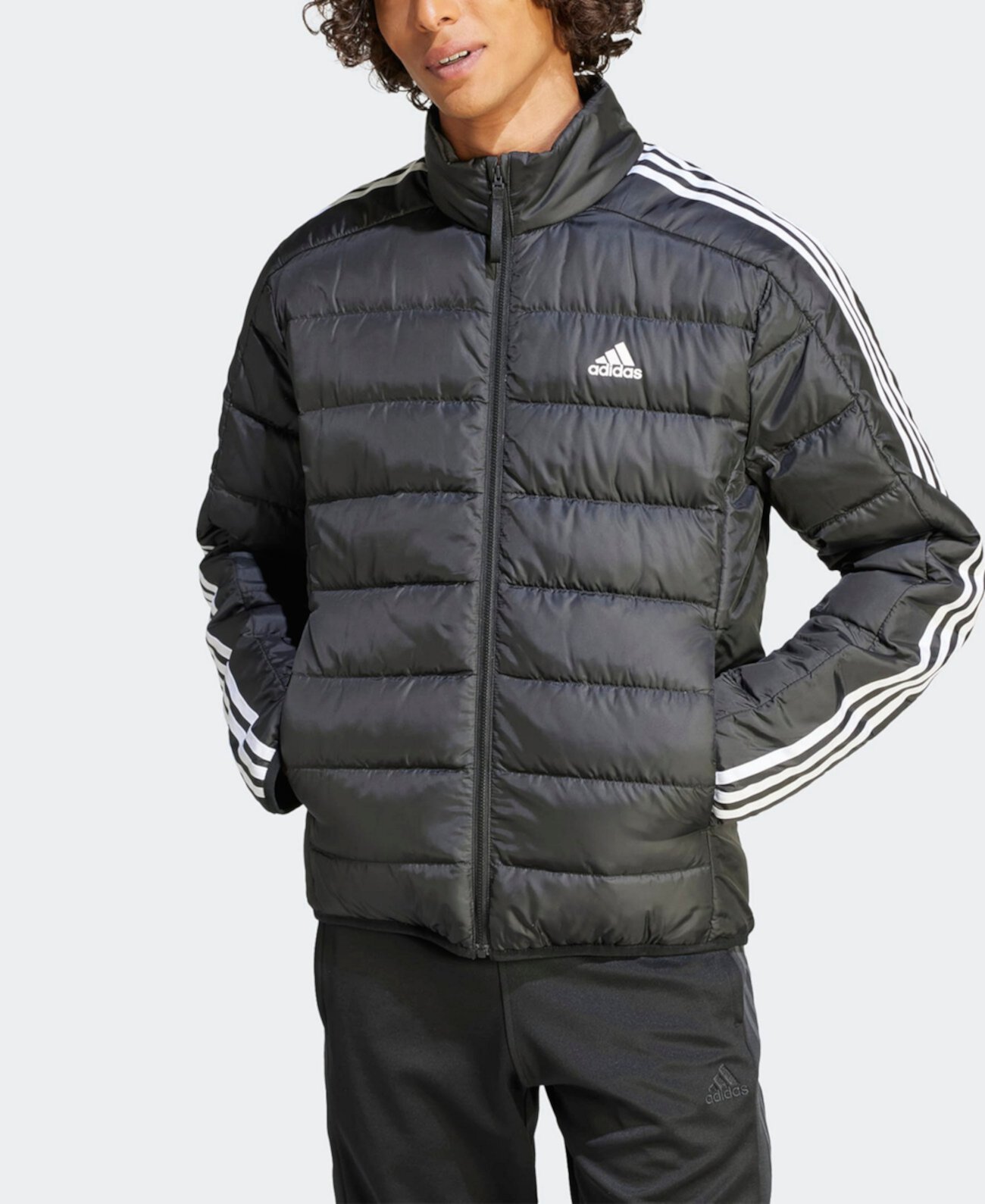 Men's Essentials 3-Stripes Light Down Sportswear Jacket Adidas