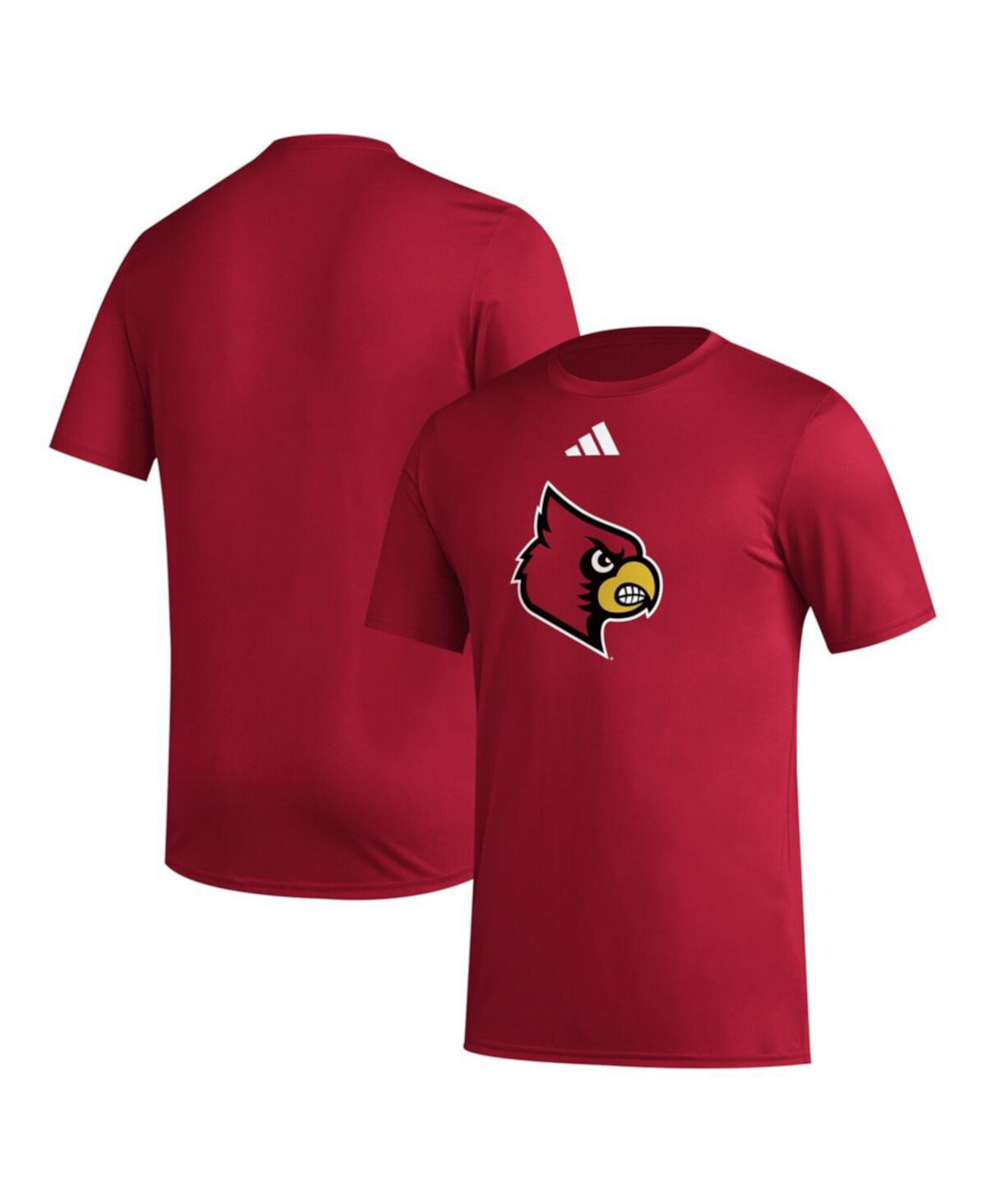 Мужская Джерси Adidas Louisville Cardinals Primary Locker Logo Pre-Game Adidas