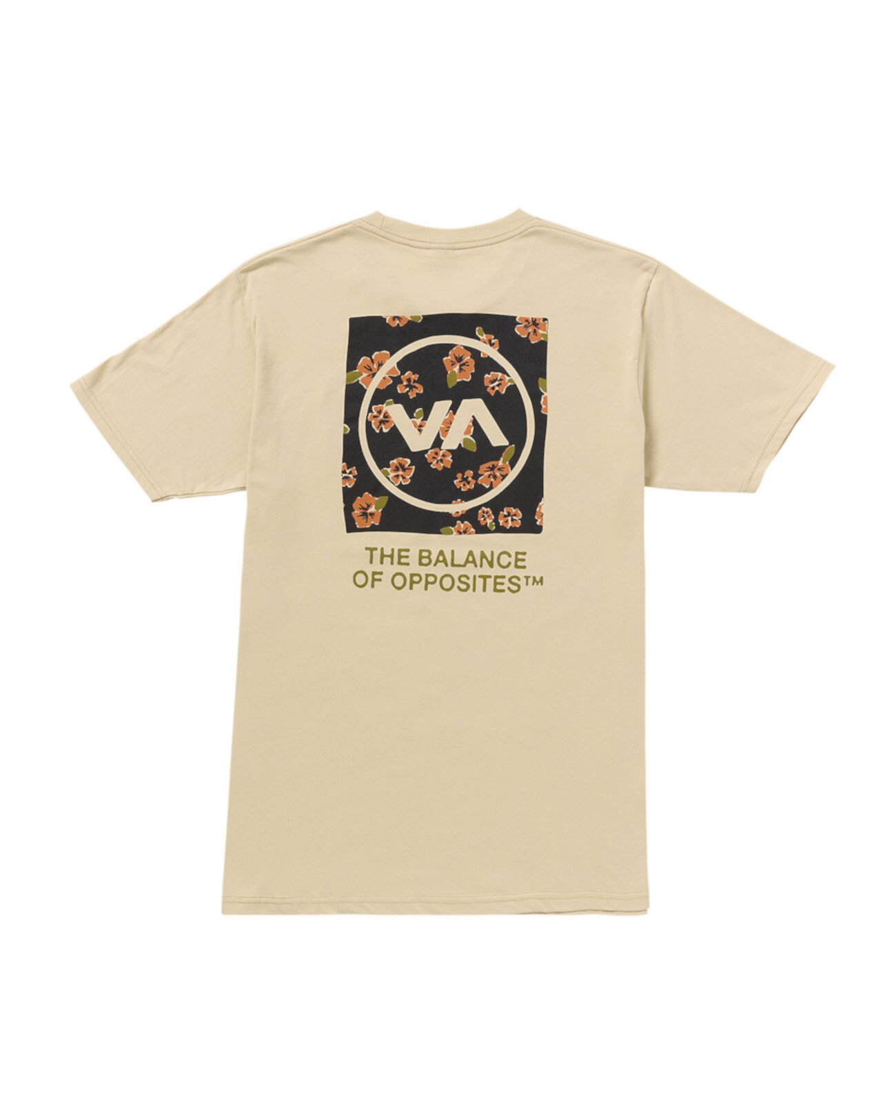 Мужская Футболка RVCA Floral Circle RVCA