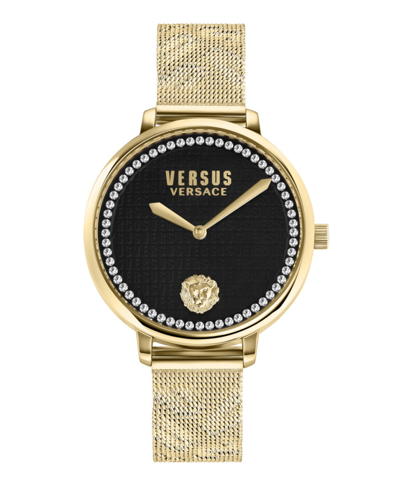 Смарт часы Versus Versace Women's La Villette Crystal IP Yellow Gold Stainless Steel 36MM Versus Versace