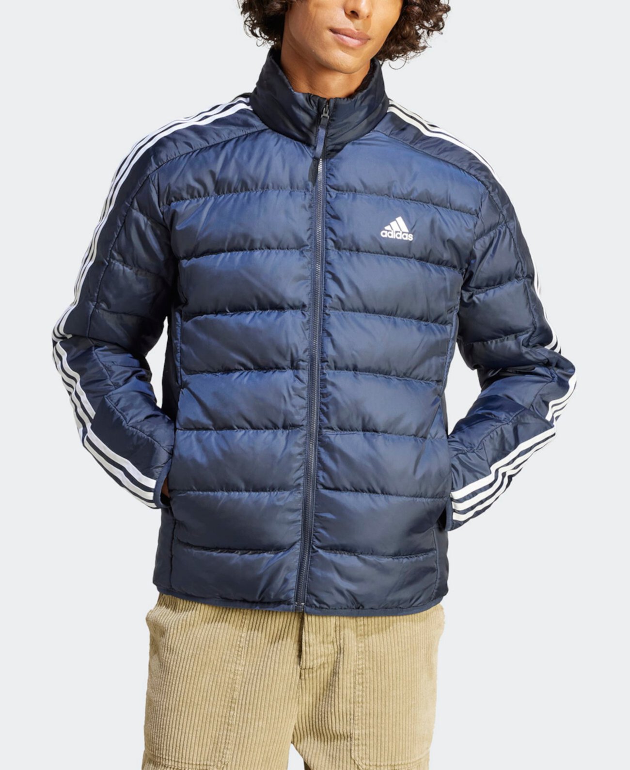 Мужская Ветровка и легкая куртка Adidas Essentials 3-Stripes Light Down Adidas