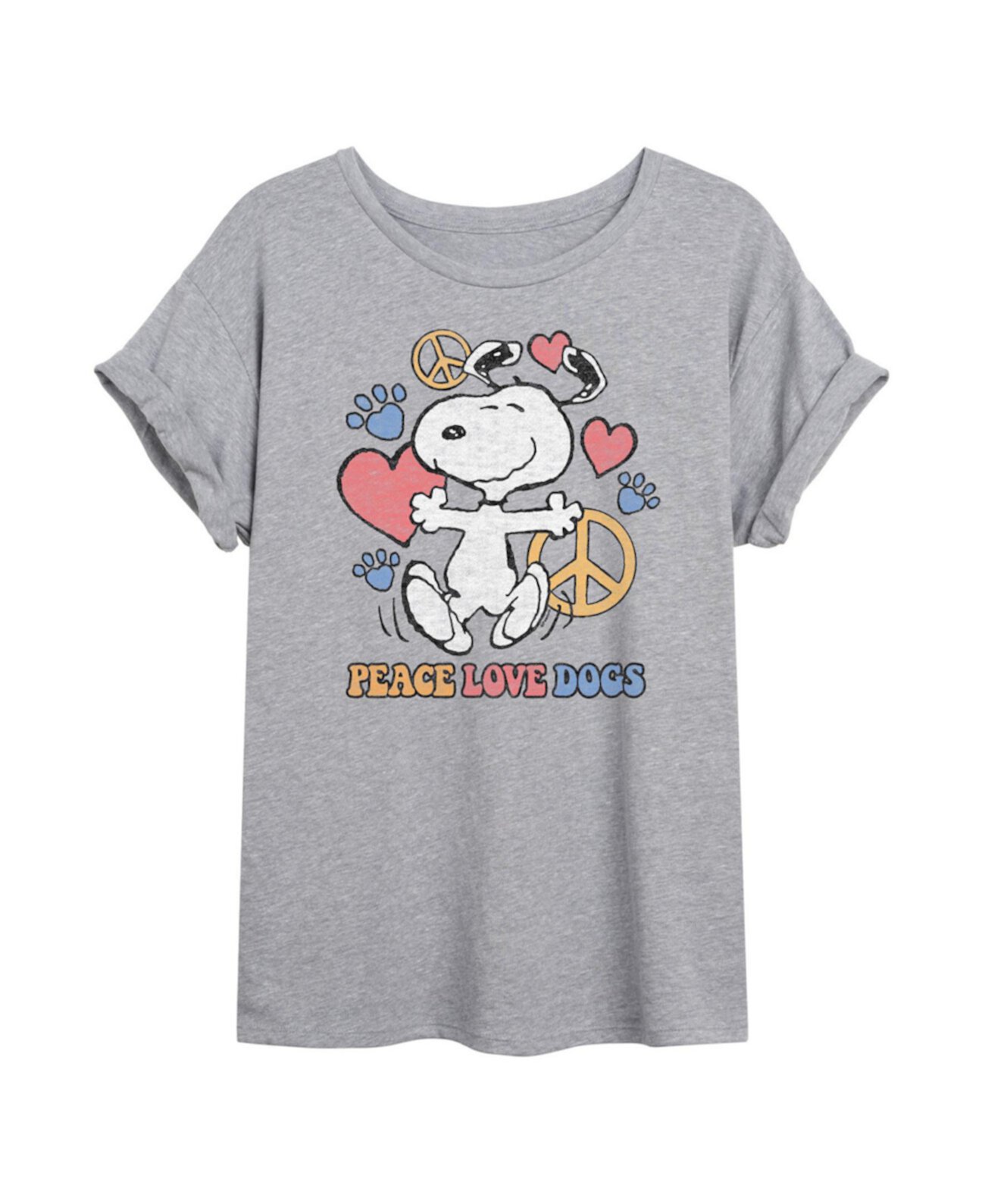 Детская Футболка GOOD VIBES LLC Peanuts Dog Graphic Oversized Hybrid Apparel