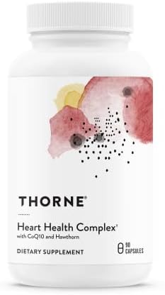 THORNE Heart Health Complex - with CoQ10, Taurine and Hawthorn - Coenzyme Q10 Supplement with Minerals, Amino Acids, and Botanicals - 90 Capsules (Капсулы) Thorne