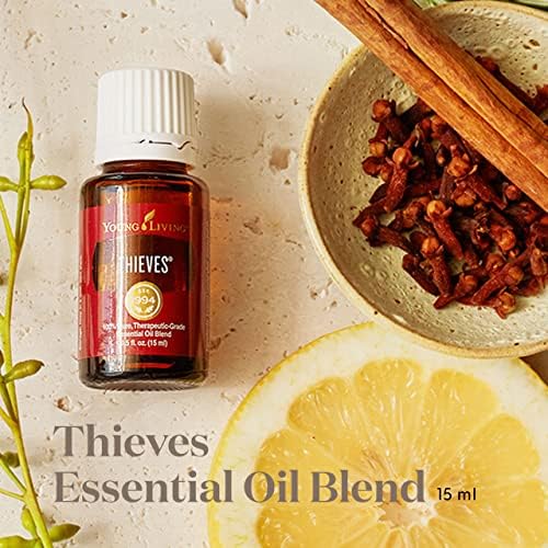 Thieves Essential Oil Blend by Young Living, 15 Milliliters, Topical and Aromatic Young Living