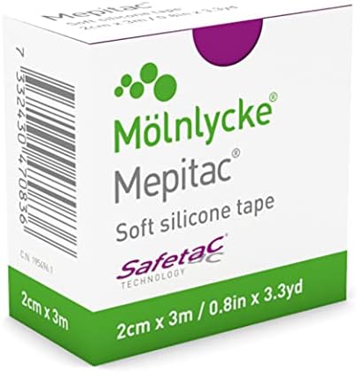 298300 Soft Silicone Tape, 2 cm x 3 /0.8 in x 3.3 yd Mepitac