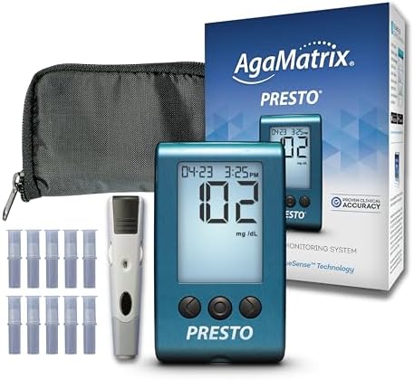 AgaMatrix Presto Blood Glucose Monitoring System AgaMatrix