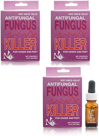 with Free Nail File Fungus Killer 1/4 oz. Bottle Boxed (3-Pack)