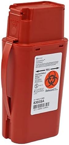 8303SA Transportable Sharps Container, 1 Quart Sharps