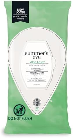 Summer'S Eve Aloe Love Soft Cleansing Cloth, 3.2 Ounce Summer's Eve