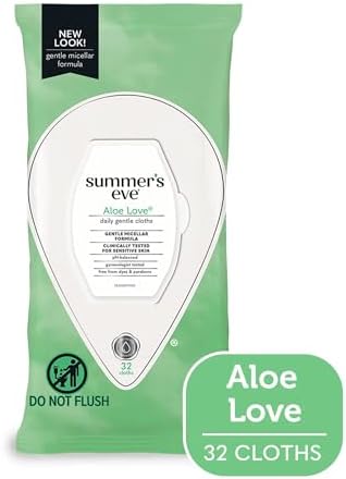 Summer'S Eve Aloe Love Soft Cleansing Cloth, 3.2 Ounce Summer's Eve