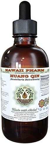 Huang Qin Alcohol-Free (Безалкогольный) Liquid Extract (Жидкий экстракт), Huang Qin, Scutellaria (Scutellaria Baicalensis) Root Glycerite Hawaii Pharm Natural Herbal Supplement 2 oz (Унции) Hawaii Pharm