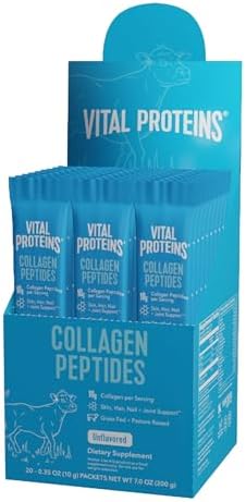 Vital Proteins Collagen Peptides Powder (Порошок), Promotes Hair, Nail, Skin, Bone and Joint Health, Zero Sugar, Unflavored (Без вкуса) 9.33 OZ VITAL PROTEINS