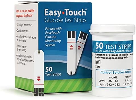 Easy-Touch Glucose Test Strips 50 Count (2pack) Easy Touch