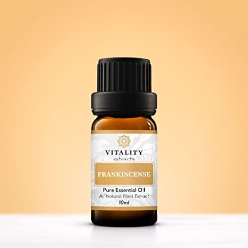 Vitality Extracts Frankincense Essential Oil - 30ml, Boswellia Serrata, Aromatherapy, Skin Care, Natural Calm, Stress Relief, Yoga, Comfort Vitality Extracts