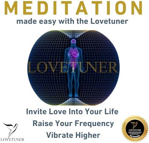 LOVETUNER Breathing & Meditation Tuning Necklace 528 Hz Whistle | 528 Hz Solfeggio Frequency | Breathwork Necklace Mindfulness Device for Stress Relief through Sound Healing and Breathwork LOVETUNER