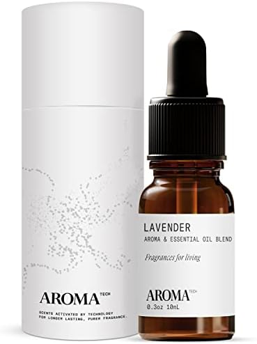 AromaTech Santal Aroma Essential Oil Blend, Pure Aromatherapy with Patchouli and Cedarwood for Diffuser & Humidifier - 0.3 fl oz, 10 mL AromaTech