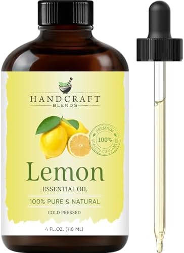 Handcraft Blends Peppermint Essential Oil - Huge 4 Fl Oz - 100% Pure and Natural - Premium Grade with Glass Dropper Handcraft Blends