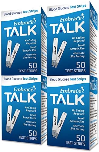 Embrace Blood Glucose Test Strips 200Ct Embrace