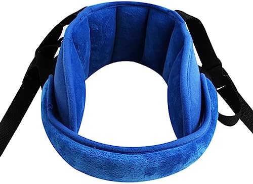 Child Car Seat Head Support - Baby Safety Car Seat Neck Relief Holder, Adjustable Head Band Strap Headrest, Baby & Kids Travel Accessories (Grey) StoHua