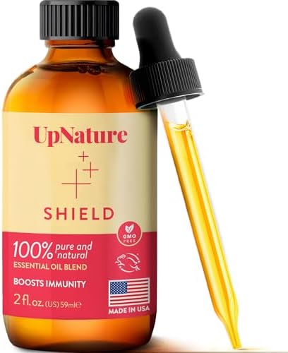 UpNature Breathe Essential Oil Blend - Essential Oils for Diffusers for Home and Humidifiers - Aromatherapy Oils for Breathing Comfort, 2oz UpNature