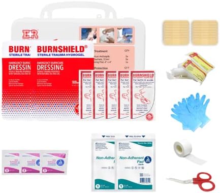 Ever Ready First Aid Basic Burn Kit with Burn Gel & Dressing for Common Burns and Scalds Ever Ready First Aid