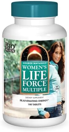 Life Force, женские мультивитамины без железа, 180 таблеток для повышения энергии Source Naturals