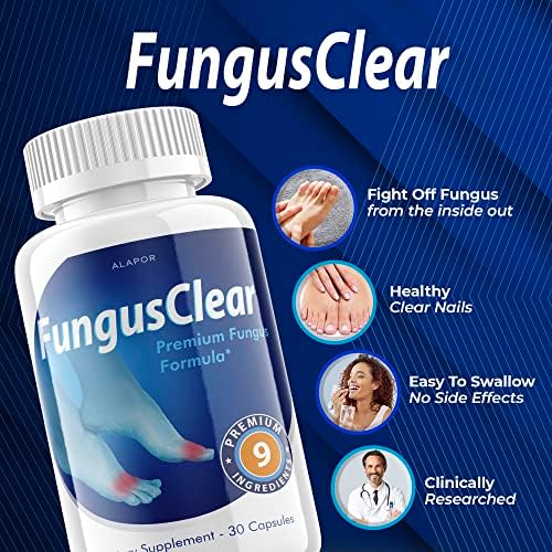 (3 Pack) Fungus Clear - Probiotic Pills, Advance Formula Fungusclear Capsules, Max, for 90 Days Supply. Alapor