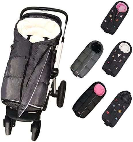 funlife Waterproof Winter Stroller Sleeping Sack,Width Adjustable Stroller Winter Cover Width Adjustable Designed for Kids Growth Stroller Blanket Funlife