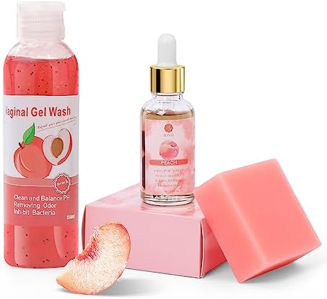 Feminine Wash & Yoni Oil & Yoni Soap Set for Women, Yoni Wash for Vaginal Ph Balance Remove Odor Moisturizing, 1 Fl.Oz Feminine Oil & 5.07 Fl.Oz Vaginal Wash 3.53 Oz Yoni Soap Bar BASSI